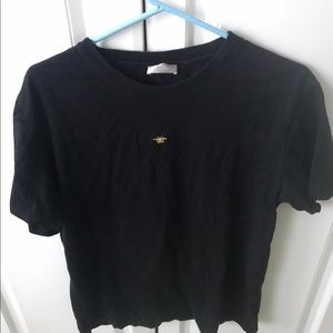 Authentic Dior gold Bee t shirt